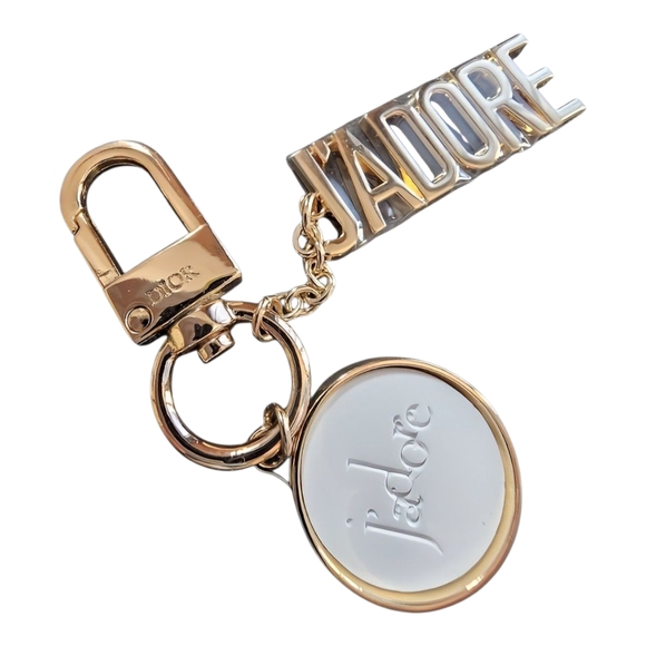 Dior J'adore Gold Key Chain Bag Charm - Picture 1 of 1